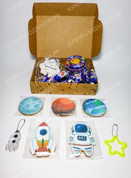 Изображения Детский подарок космос в коробке 37